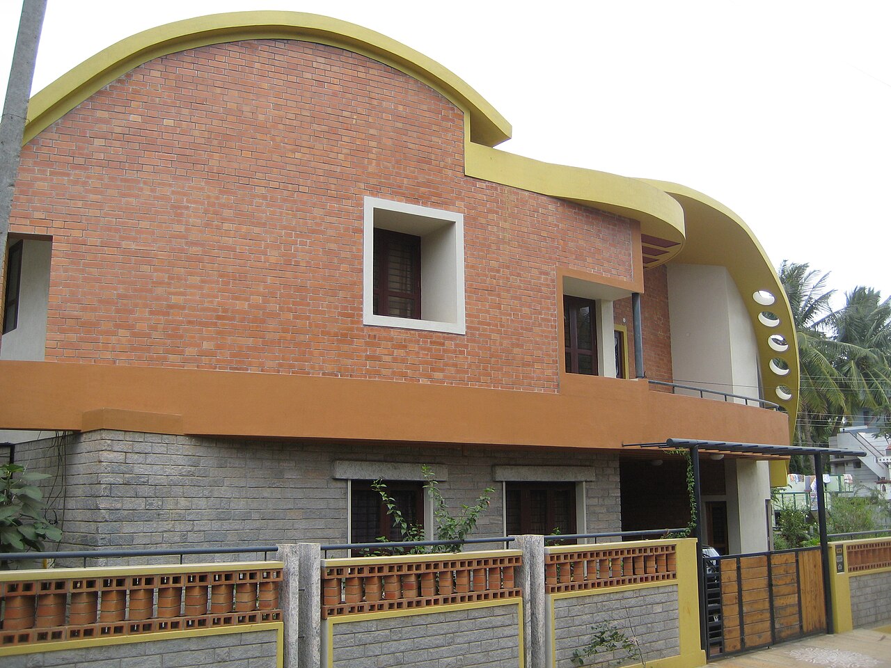 Modern independent house in India
